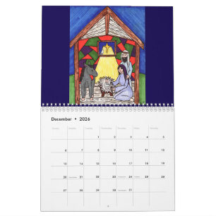 2026 Drawing Artwork Calendar by Rebecca Harris