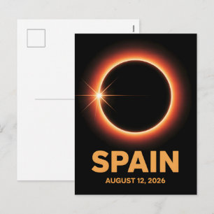 2026 Eclipse Path Of Totality Keepsake Holiday Postcard