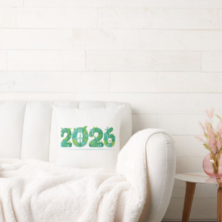 2026 Eco Green Energy Concept Throw Pillow