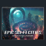 2026 Epic Sci-Fi Cities Science Fiction Calendar<br><div class="desc">2026 Epic Sci-Fi Cities Science Fiction Calendar</div>