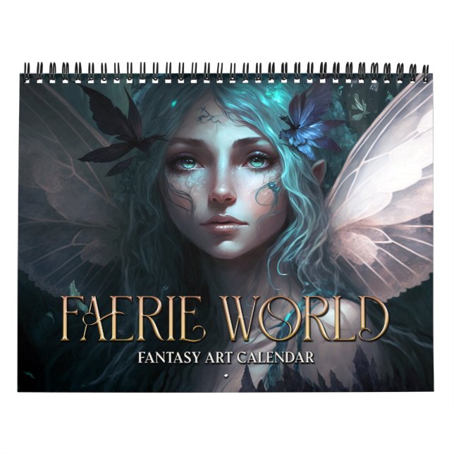 2026 Faerie World 2 Fantasy Art Calendar (Cover)