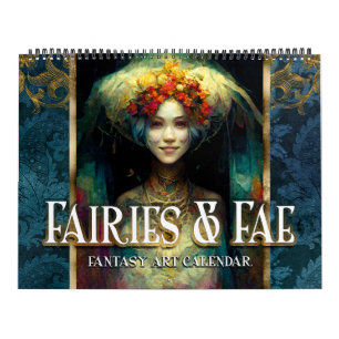 2026 Fairies & Fae 3 Fantasy Art Calendar