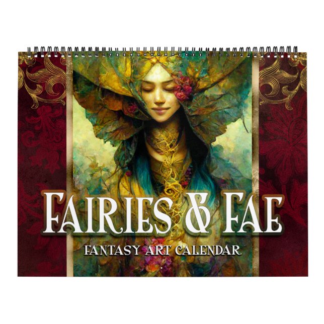 2026 Fairies & Fae 4 Fantasy Art Calendar (Cover)