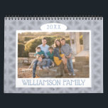 2026 Family Photos Seasonal Patterns  Calendar<br><div class="desc">Give a keepsake family photo calendar gift this Christmas holiday. This calendar features seasonal kaleidoscope patterns with photo frames for your favorite family photos. Each month offers either one horizontal frame or two square frames. Photography © Storytree Studios,  Stanford,  CA</div>