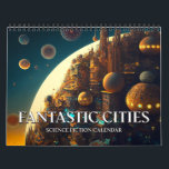 2026 Fantastic Cities Science Fiction Calendar<br><div class="desc">2026 Fantastic Cities Science Fiction Calendar</div>