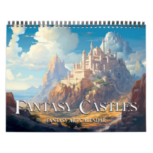 2026 Fantasy Castles 2 Art Calendar