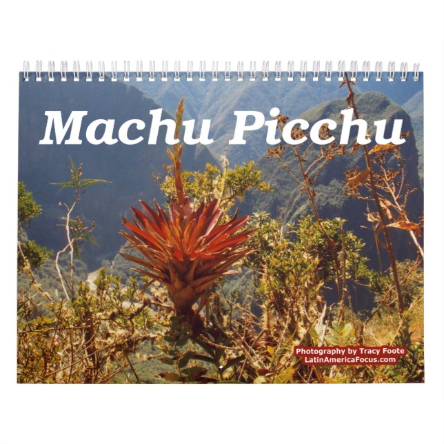 2026 Flower Machu Picchu Peru Calendar (Cover)