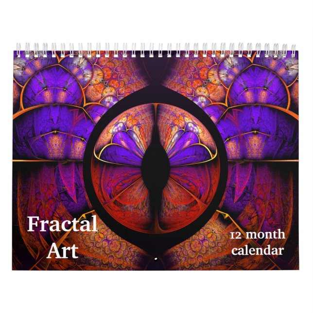 2026 Fractal Art Abstract Psychedelic Calendar (Cover)