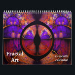 2026 Fractal Art Abstract Psychedelic Calendar<br><div class="desc">This calendar contains an assortment of fractal patterns,  in various psychedelic colors! Bright and vibrant!  Art created by Liz Molnar. Used with permission.</div>