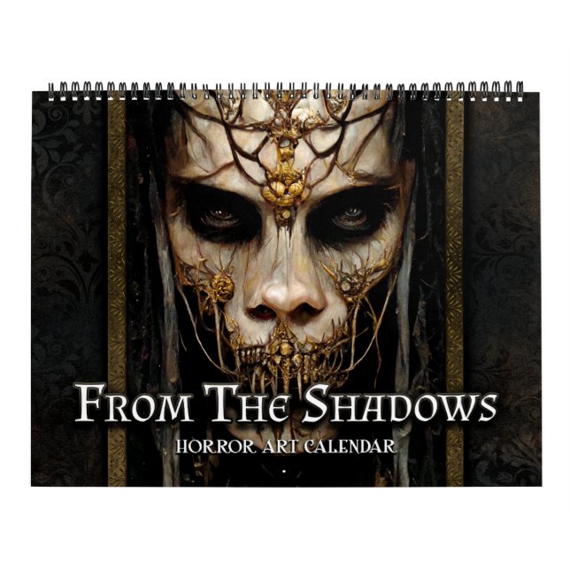 2026 From The Shadows Horror Art Calendar (Cover)