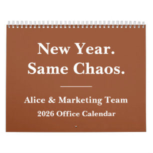 2026 Funny Office Year-Round Laughs Calendar
