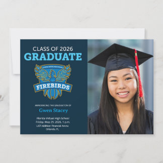 2026 FVHS Graduation Announcement w/ Photo (Dark)