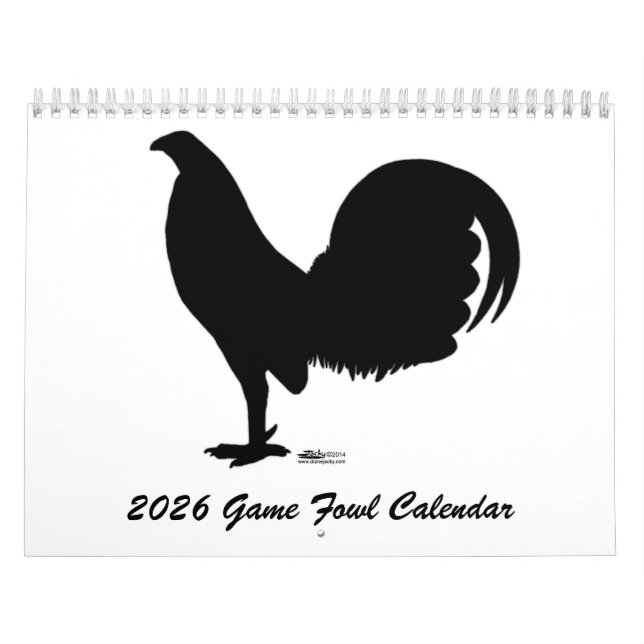 2026 Game Fowl Calendar (Cover)
