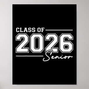 2026 Graduation Cl Of 2026 Senior 2026  Poster
