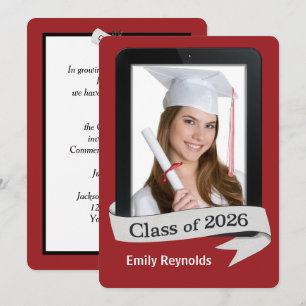 2026 Graduation Commencement Tablet Invite