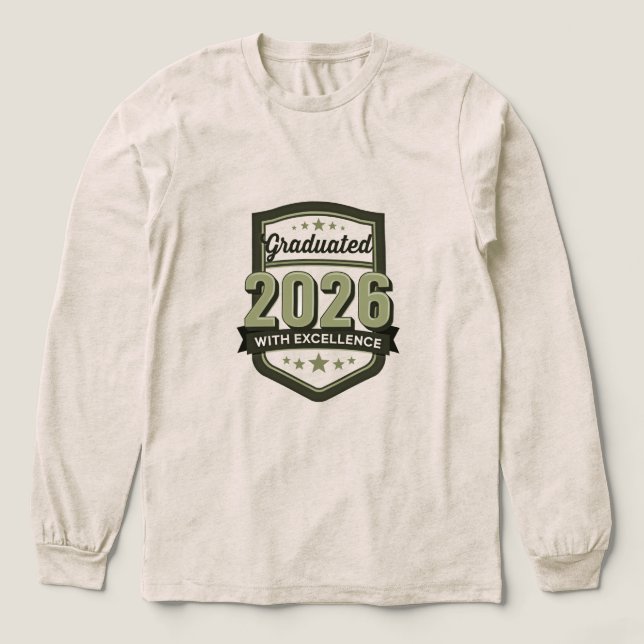 2026 Graduation Design Tri-Blend Shirt (Design Front)