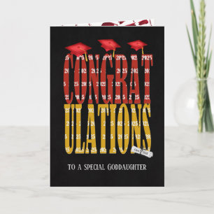 2026 Graduation for Goddaughter Card