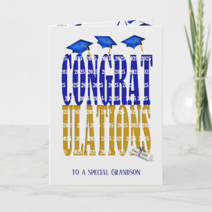 2026 Graduation for Grandson Card
