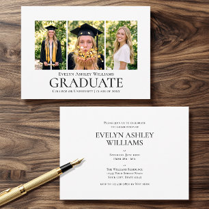2026 Graduation Party Invitation Classic Photo