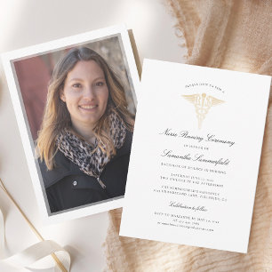2026 Graduation Photo Nurse Pinning Ceremony Invitation