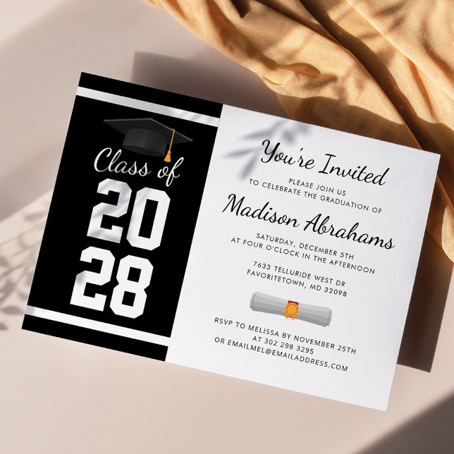 2026 Graduation Red White Party Invitation (Creator Uploaded)