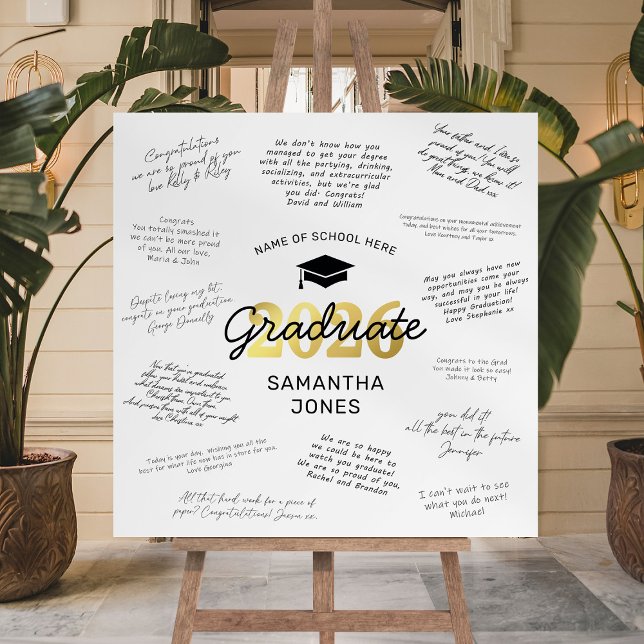 2026 Graduation Signature Foam Board (Creator Uploaded)