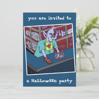 2026 HaLLowEEn party invitation by dalDesignNZ