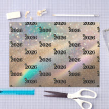 2026 happy new year pattern colorful glitters