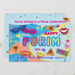 2026 Happy Purim Festival Invitation