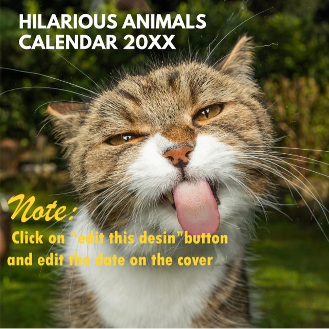 2026 Hilarious Animals Personalized Calendar (Creator Uploaded)
