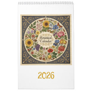 2026 Hoefnagel-Inspired Botanical Calendar