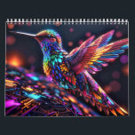 2026 Hummingbirds in Motion Calendar<br><div class="desc">Celebrate 2026 with a stunning flight through the year. This calendar features twelve vivid, AI-generated hummingbird artworks — each one uniquely imagined to capture the motion, color, and magic of these incredible birds. From surreal palettes to hyper-detailed feathers, it's a fusion of nature and technology that turns every month into...</div>
