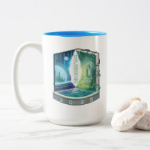 2026 IFComp Two-Tone Large Coffee Mug