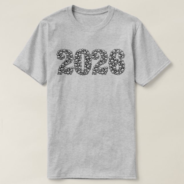 2026 in Skulls T-Shirt (Design Front)