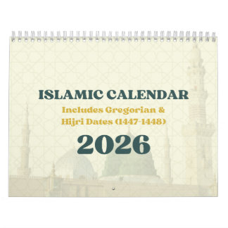2026 Islamic Hijri Calendar | Gregorian + Hijri