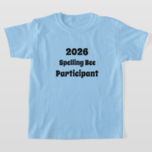 2026 Kids' Spelling Bee Participant T-shirt