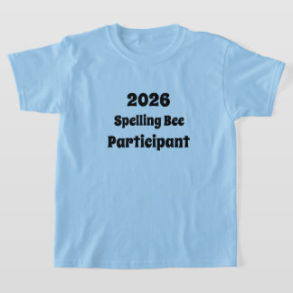 2026 Kids' Spelling Bee Participant T-shirt