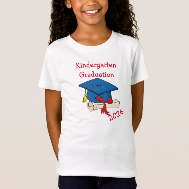 2026 Kindergarten Graduation Tee Shirt (Front)