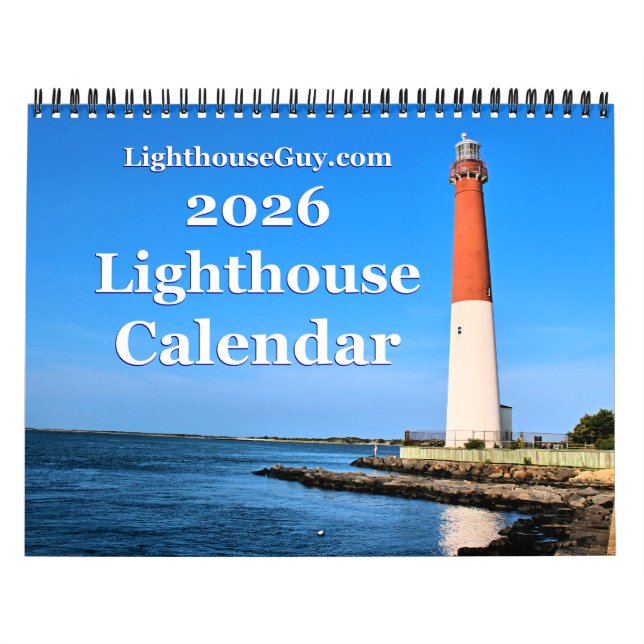 2026 LighthouseGuy.com Lighthouse Calendar (Cover)