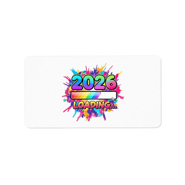 2026 Loading... Progress Bar Sticker (Front)
