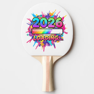 2026 Loading... Progress Bar Sticker Ping Pong Paddle