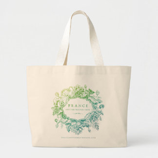 2026 logo green color tote bag, long handle
