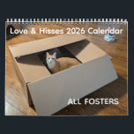 2026 Love & Hisses Calendar - ALL FOSTERS<br><div class="desc">(Almost) all of the cats/kittens we fostered in 2025 for Forgotten Felines of Huntsville - the Foundlings (Stapler, Posty, Paper Clip, Andi, Alley Oop, Spiral & Helix), the Pops (Sodapop, Moxie, Poppi, Sundrop & Fanta), the Britty Bunch (Hazel, Nigel, Monty, Matilda, Benji, Sebastian & Clark (Beatrice is not included in...</div>