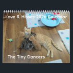 2026 Love & Hisses Calendar - The Tiny Dancers<br><div class="desc">Mama ChaCha and her 4 kittens - orange tabbies Tango & Mambo and torbie girls Flamenco & Sashay - are currently being fostered for Forgotten Felines of Huntsville. They're were an owner turn-in at a local animal control facility, and the day after she was turned in, ChaCha gave birth to...</div>
