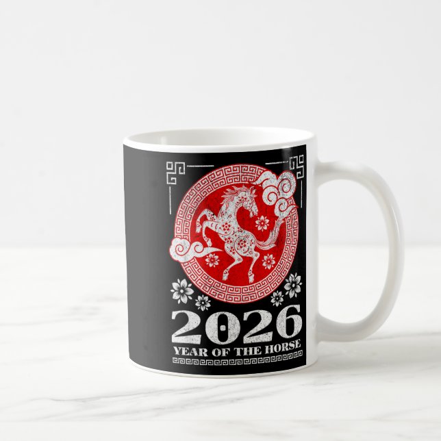 2026 Lunar Chinese New Year Fire Horse  Coffee Mug (Right)