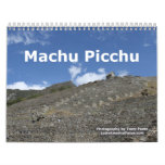 2026 Machu Picchu Peru Wall Calendar