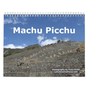 2026 Machu Picchu Peru Wall Calendar
