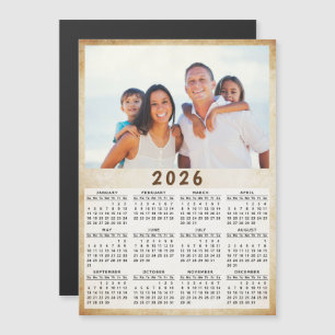 2026 Magnetic Photo Calendar