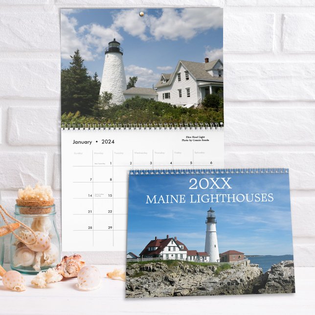 2026 Maine Lighthouses Photos Calendar (Creator Uploaded)