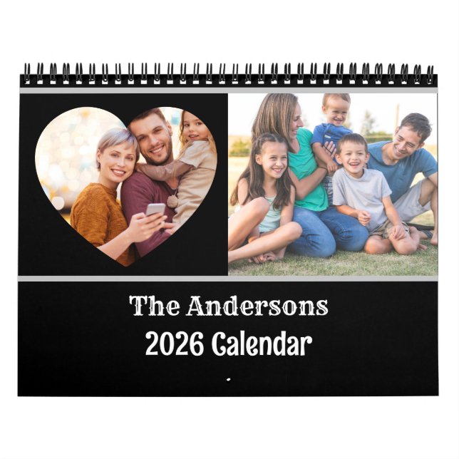 2026 Modern Create your own Custom Family Calendar (Cover)